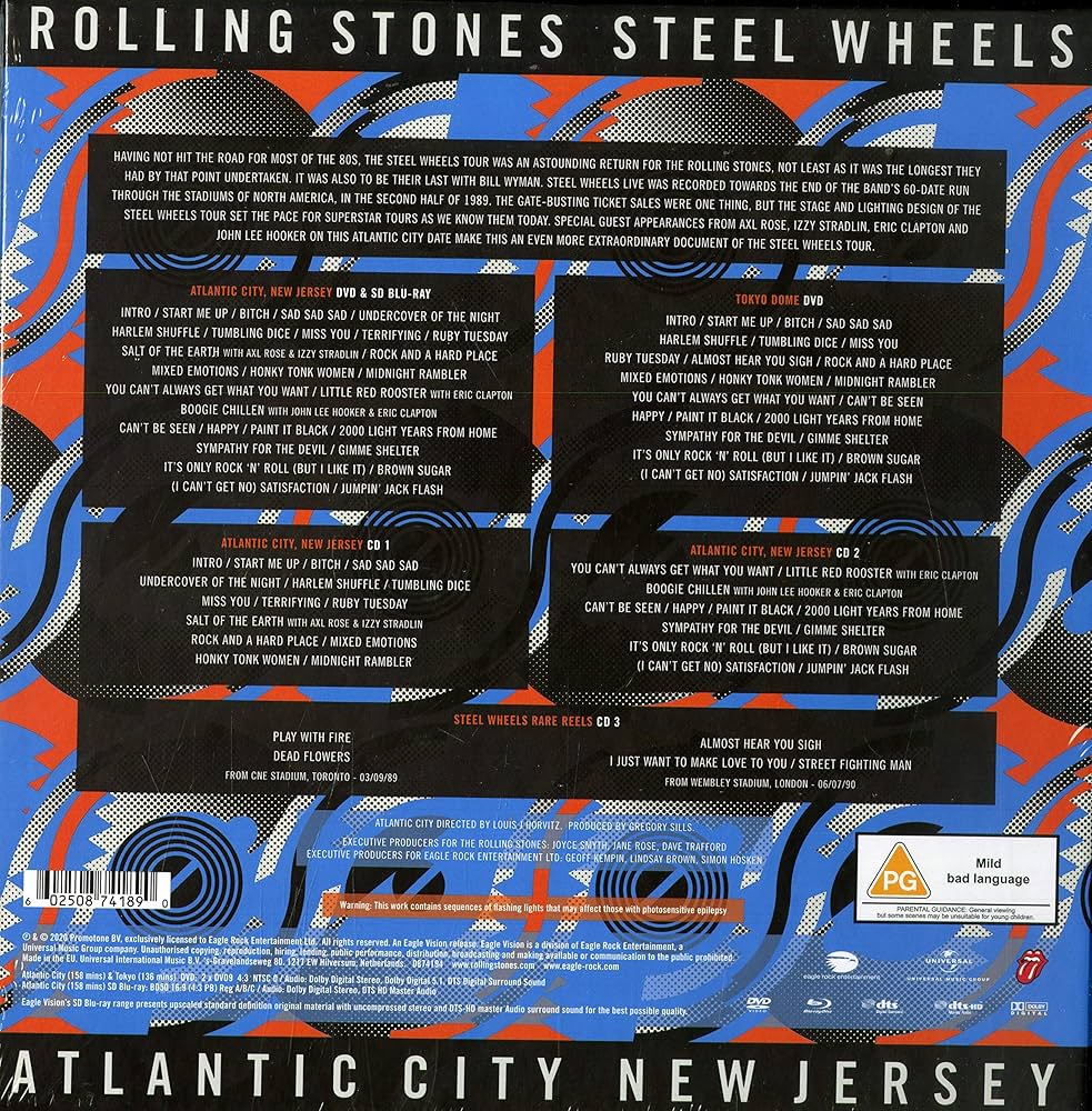 The Rolling Stones - Steel Wheels Live (Live From Atlantic City