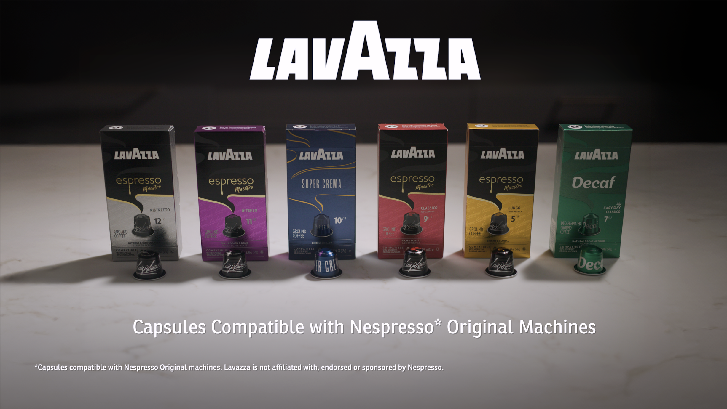 Amazon.com : Lavazza Espresso Variety Pack of Aluminum Capsules