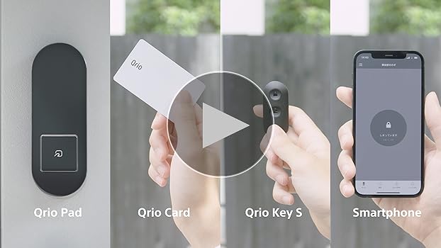 Amazon.co.jp: Qrio Pad キュリオパッド ブラック 暗証番号やカード で