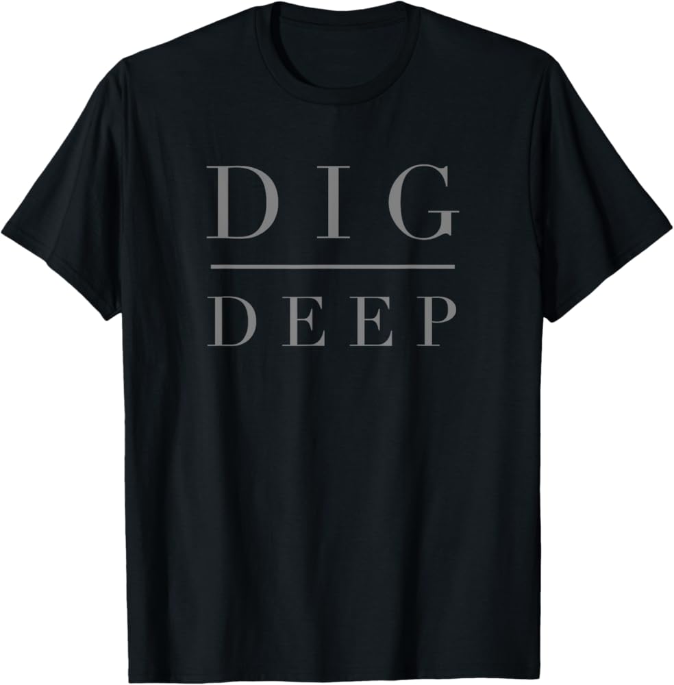 Amazon | DIG DEEP Tシャツ Tシャツ | Tシャツ・カットソー 通販