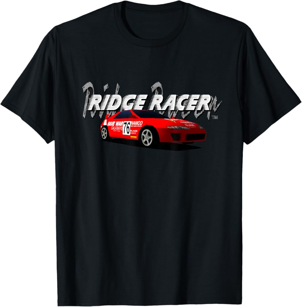 Amazon | 【NAMCO LEGENDARY】リッジレーサー RIDGE RACER 003 Tシャツ