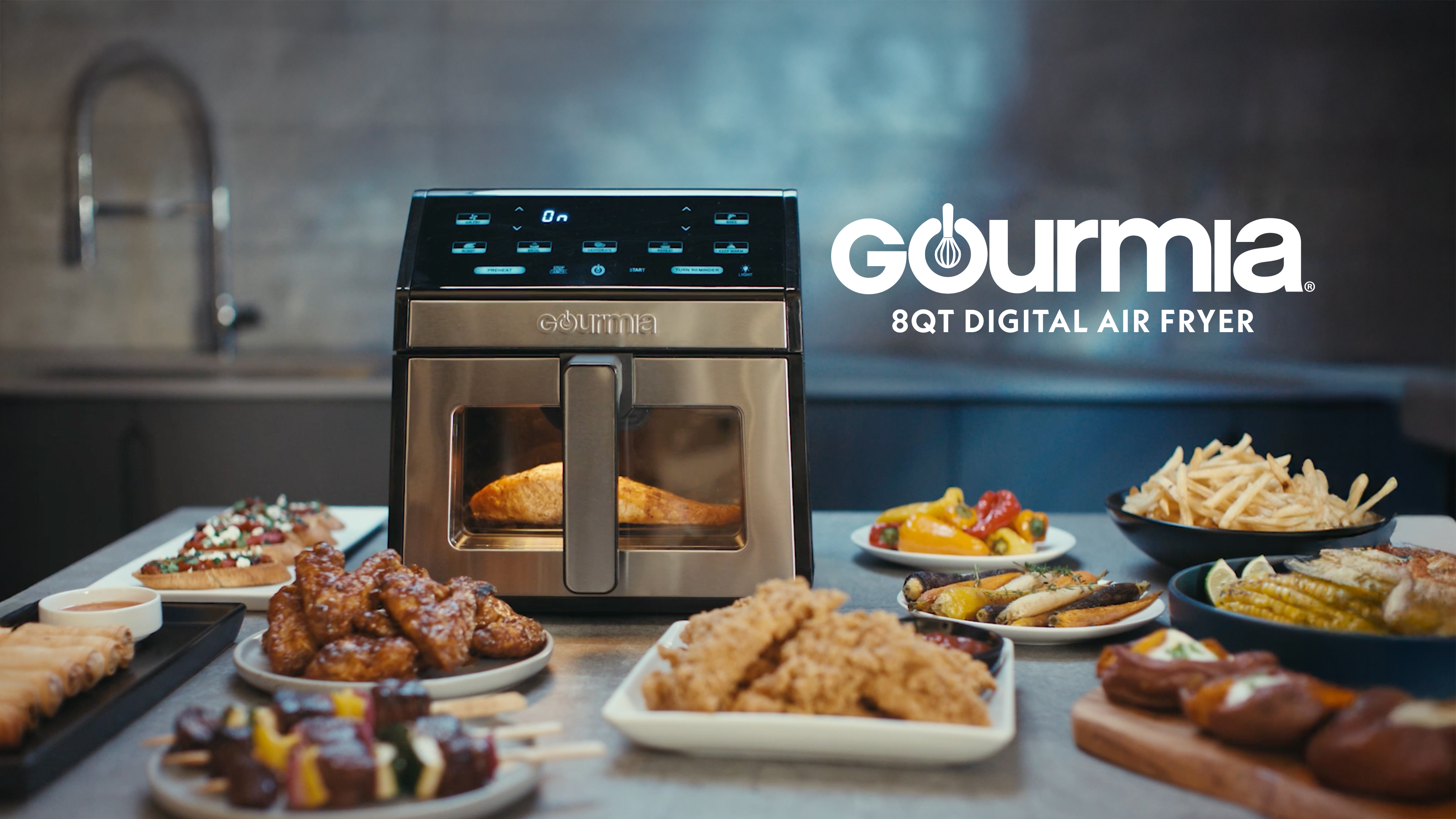 Amazon.com: Gourmia GOURMIA Digital Air Fryer, 7.5 Liter with