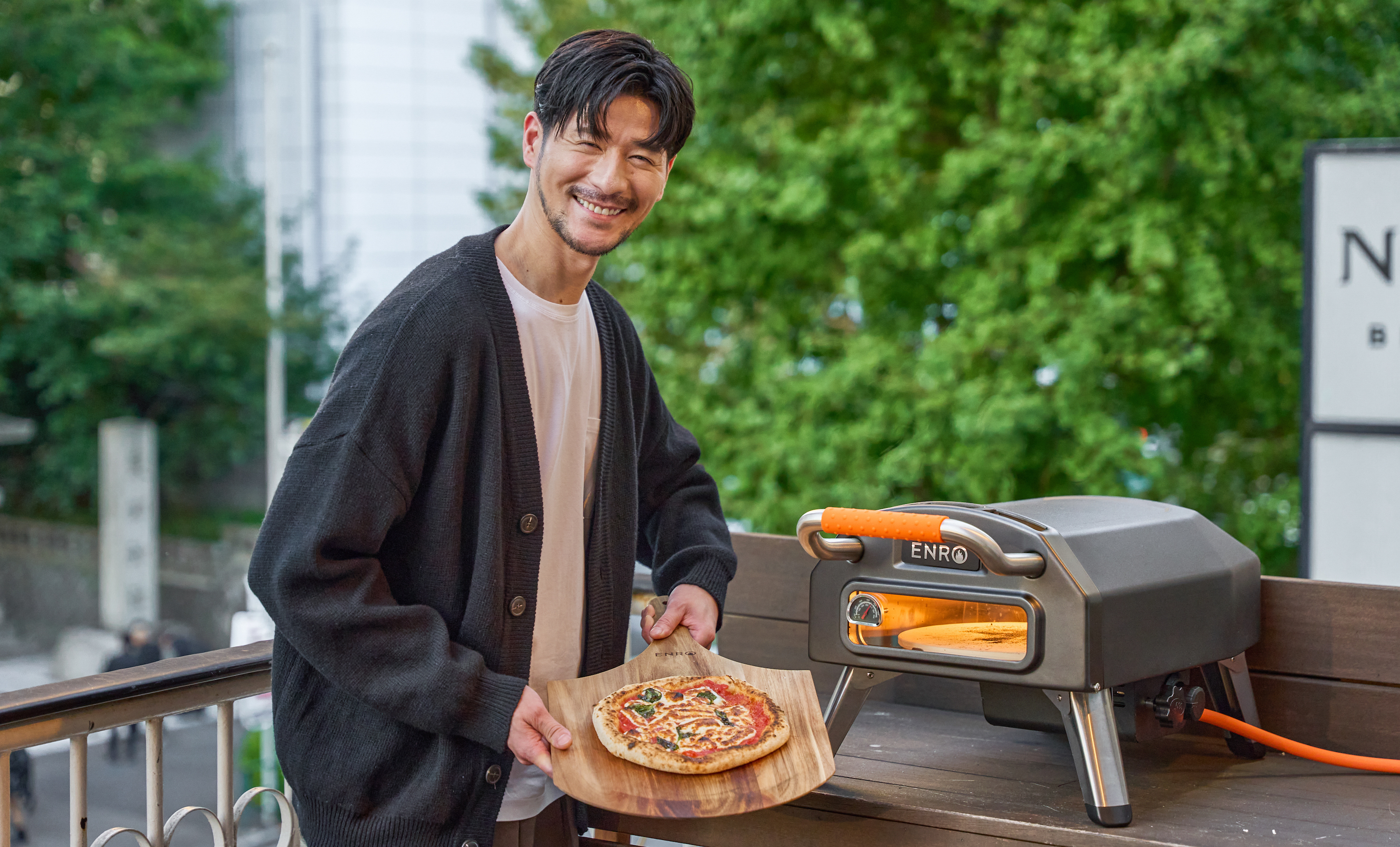 Amazon.co.jp: ENRO ポータブル ピザ窯 ガス式窯焼名人2 【お庭や