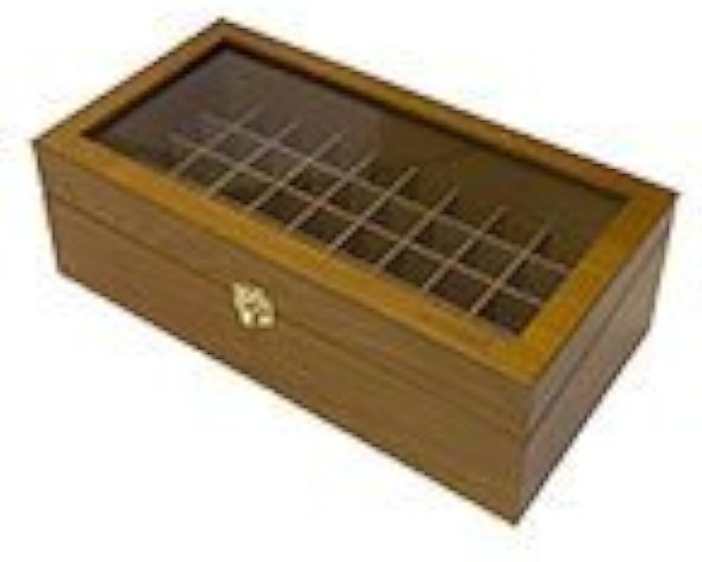 Amazon.co.jp: doTERRA ドテラ ウッドボックス ライトブラウン 窓付き