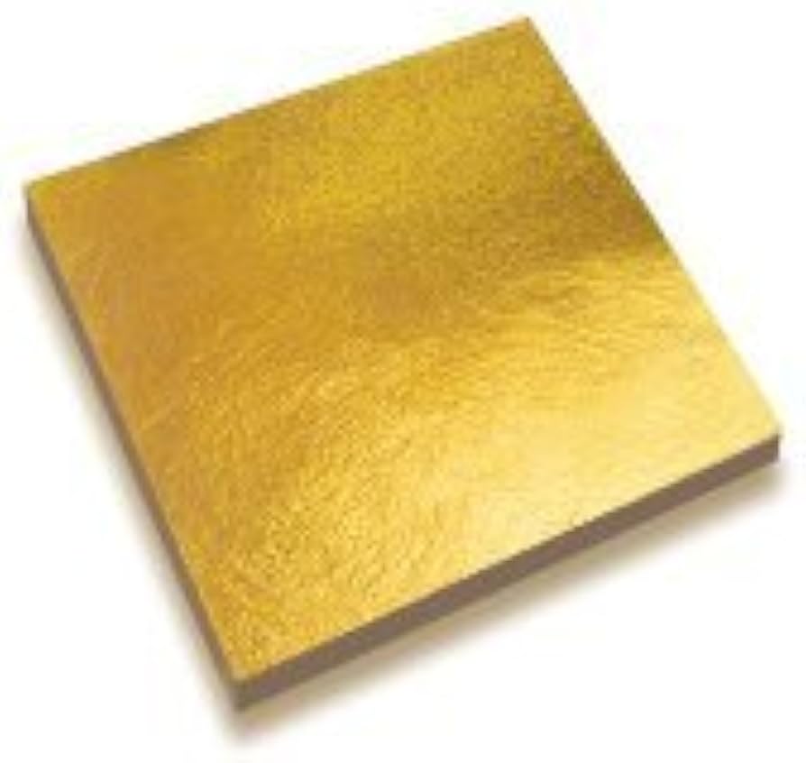 Amazon | 純金箔 金箔 工芸用 24K 10枚 日本製の金箔 金沢 金色