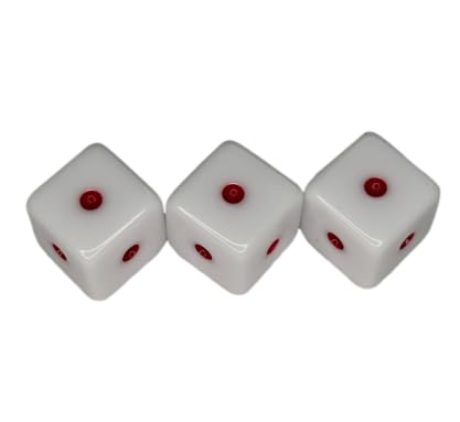 Amazon | サイコロ (ピンゾロ賽)3個セット [並行輸入品] | ダイス