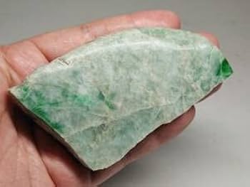 Amazon.co.jp: 鮮緑 200g 翡翠 原石 ヒスイ 鉱物 鑑賞石 糸魚川 水石
