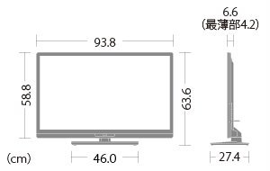 Amazon | SHARP 40型 フルハイビジョン 液晶テレビ 3D対応 AQUOS