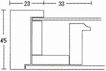 Amazon.co.jp: 同志舎 油彩用額縁 デュエット アクリル仕様 (オフ