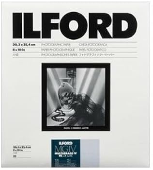 Amazon.co.jp: ILFORD 白黒印画紙 MGIV RC 44M 8X10 六切 25枚 1168310