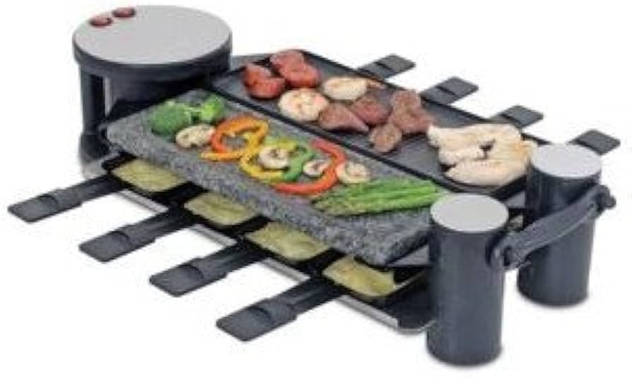 Amazon | Swissmar スイスマー スイベル ラクレットパーティグリル 8人