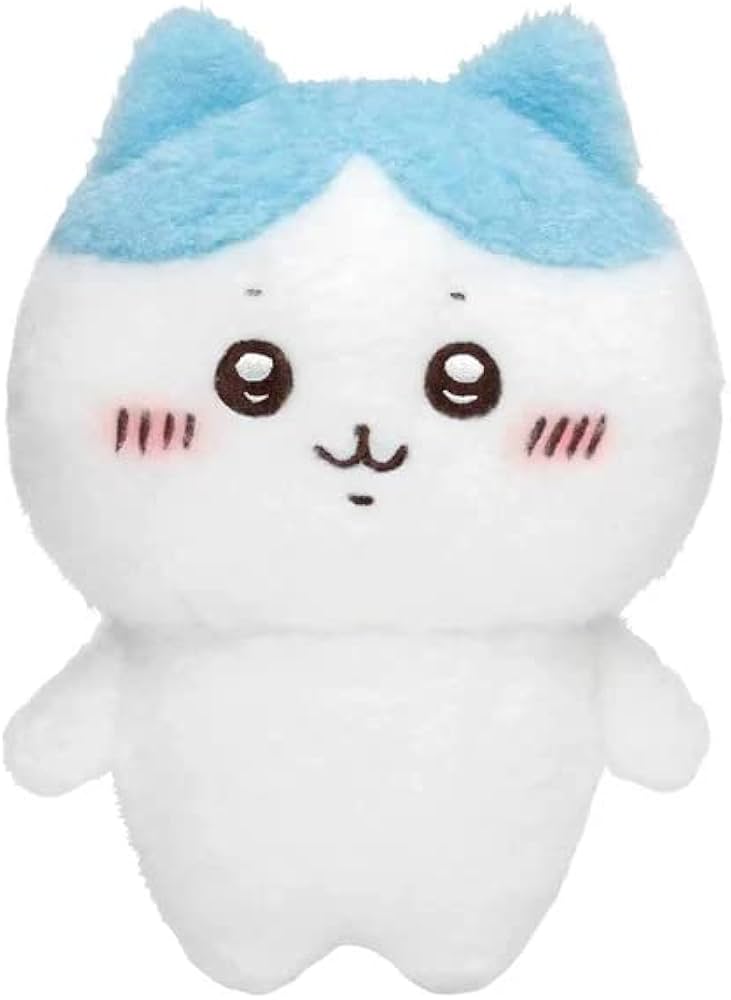 Amazon.co.jp: ちいかわ ほわほわぬいぐるみS 立ちポーズハチワレ