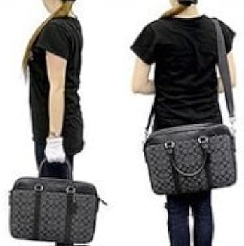 Amazon.co.jp: [コーチ] バッグ (ビジネスバッグ) F54803 チャコール