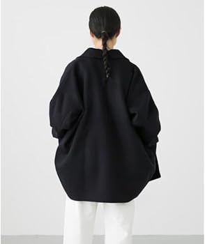 Amazon | [かぐれ] ウールステンカラーショートコート | コート