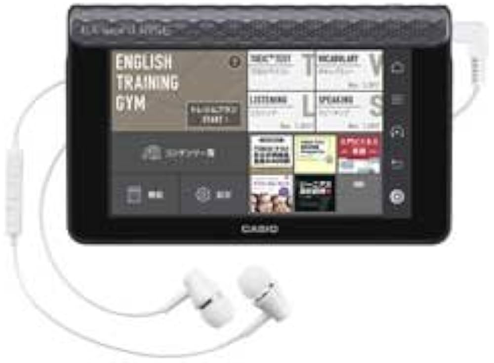 Amazon.co.jp: カシオ デジタル英会話学習機 EX-word RISE XDR-S1GY