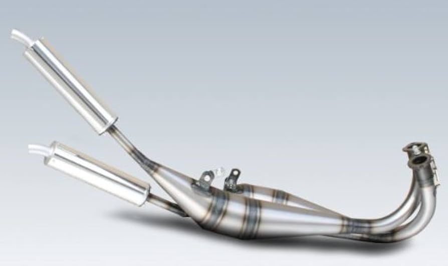 Amazon | RZ250 右2本クロスチャンバー TYPE-1 | チャンバー | 車＆バイク