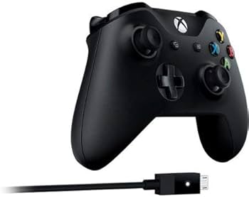 Amazon.com: Microsoft 4N6-00001 Xbox Controller + Cable for