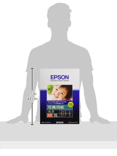 Amazon | エプソン EPSON 写真用紙[光沢] A3 20枚 KA320PSKR | フォト