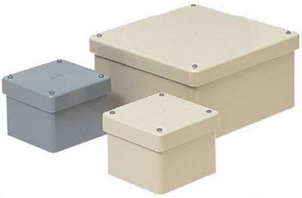 Amazon.co.jp: 未来工業 防水プールボックス カブセ蓋 正方形 ノック無