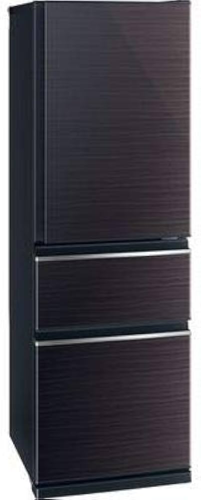 Amazon.co.jp: 三菱電機 365L 3ドア右開き冷蔵庫(グロッシーブラウン