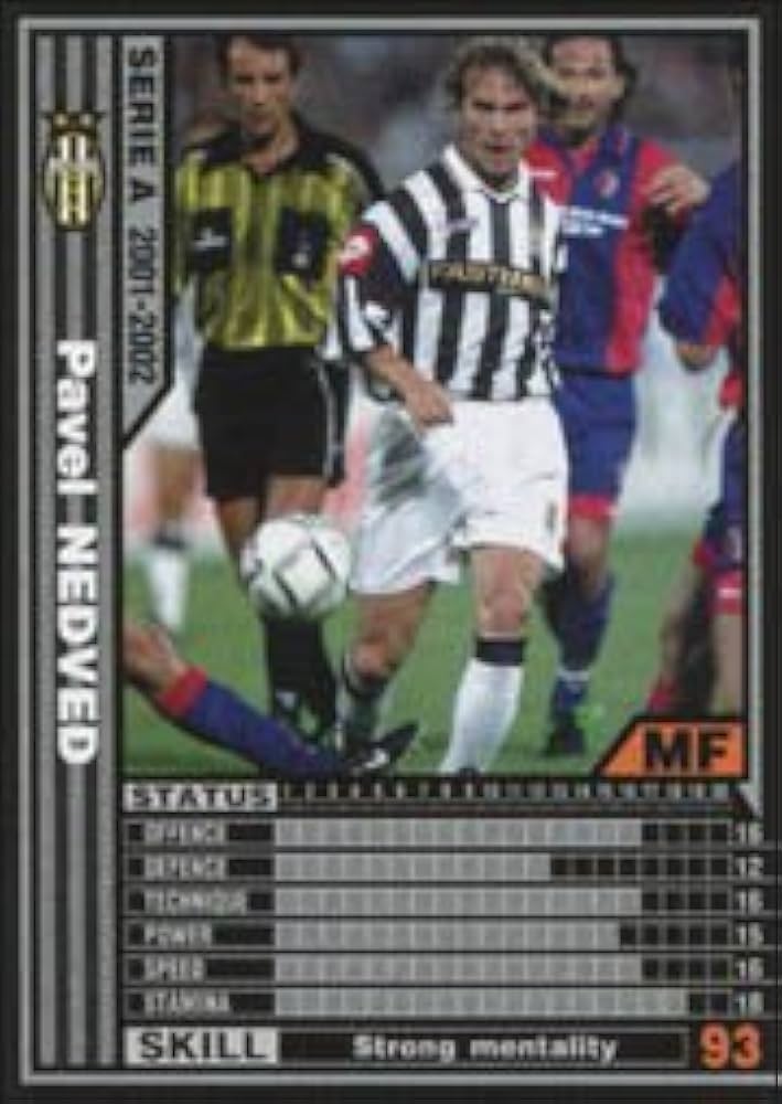 Amazon.co.jp: WCCF/01-02/ユベントス/黒/107/パヴェル・ネドヴェド