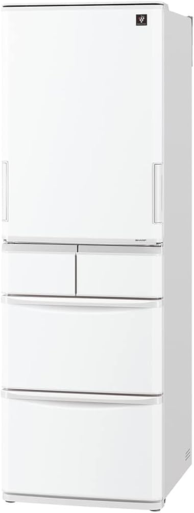 Amazon | シャープ 冷蔵庫 SJ-X417J-W 幅60cm 412L プラズマクラスター