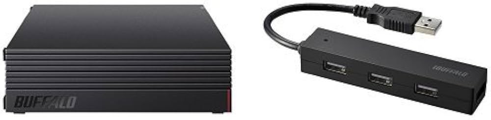 Amazon | BUFFALO USB 3.1(Gen 1)/USB 3.0用 外付けHDD 4TB HD-AD4U3+