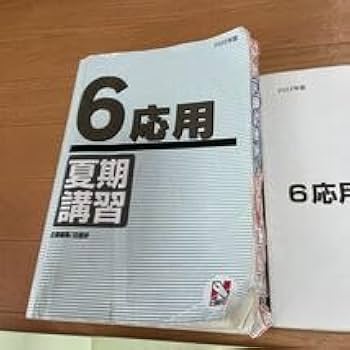 Amazon.co.jp: 2022年度 日能研 夏期講習テキスト 6年 応用 解答付き