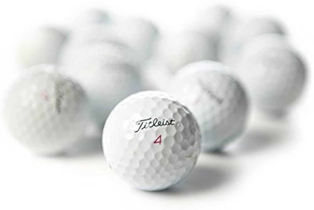 Amazon.co.jp: Titleist Pro V1/Pro V1x 練習用品質 ゴルフボール 48個