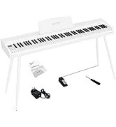 Amazon | IKTMI 電子ピアノ 88鍵盤 ペダル付き 木製 電子 ピアノ 88鍵