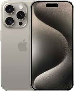 Amazon.com: Apple iPhone 15 Pro, 256GB, Natural Titanium - T