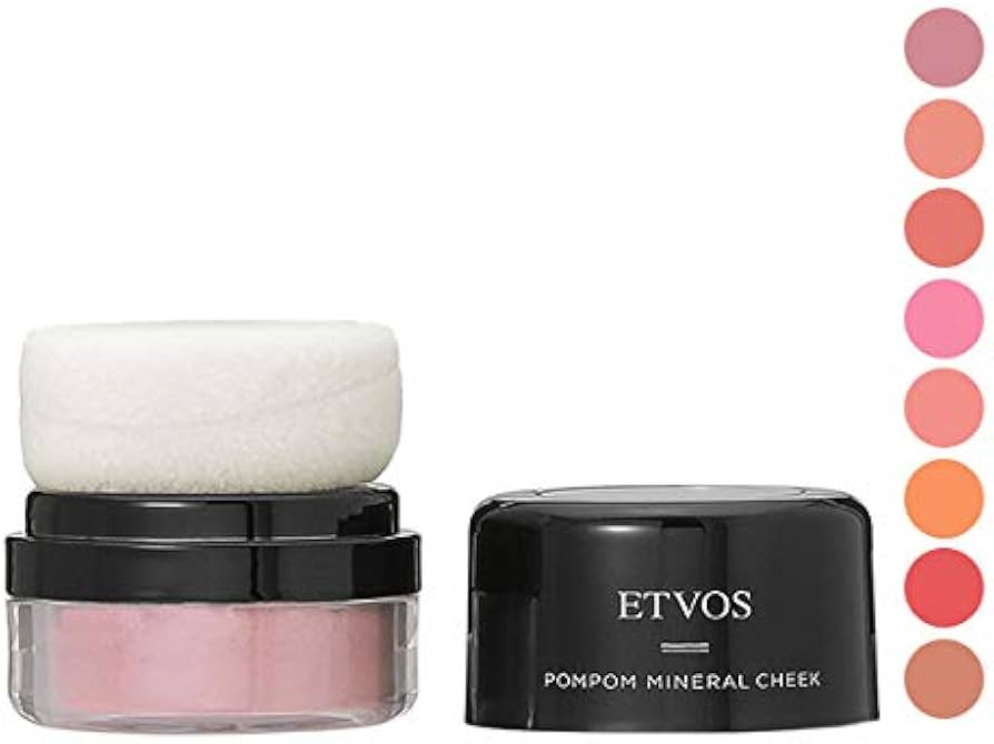 Amazon | エトヴォス ポンポンミネラルチーク 2g #プラム | ETVOS