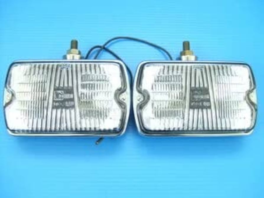 Amazon.co.jp: 当時物 2個 シビエ35角型 フォグランプ 旧車 昭和