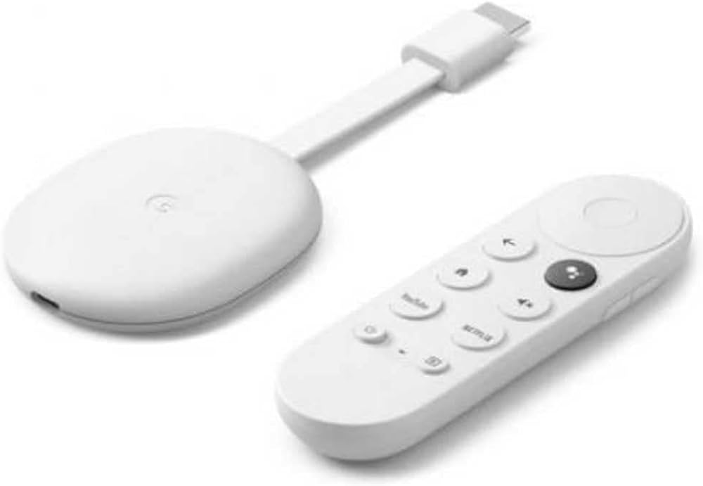 Google Chromecast with Google TV 4K white: Buy Online at Best