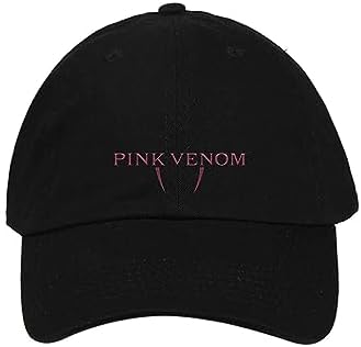 BlackPink Baseball Cap Pink Venom Band Logo New Official Black One