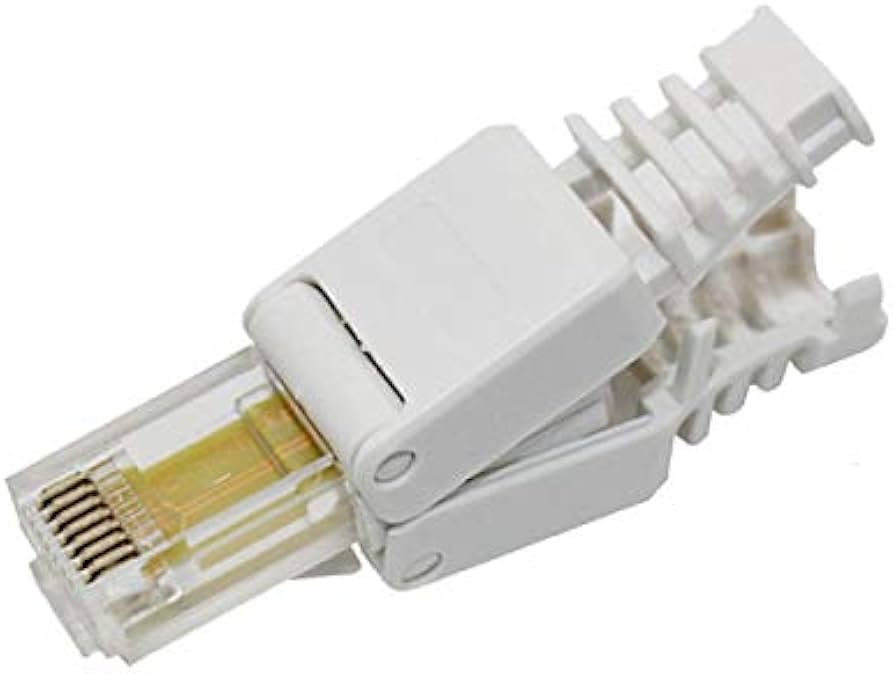 Amazon.co.jp: ネットワークLANケーブル 工具不要の圧着RJ-45コネクタ