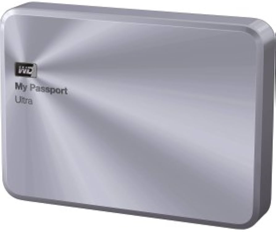 Amazon.com: WD 1TB Silver My Passport Ultra Metal Edition Portable