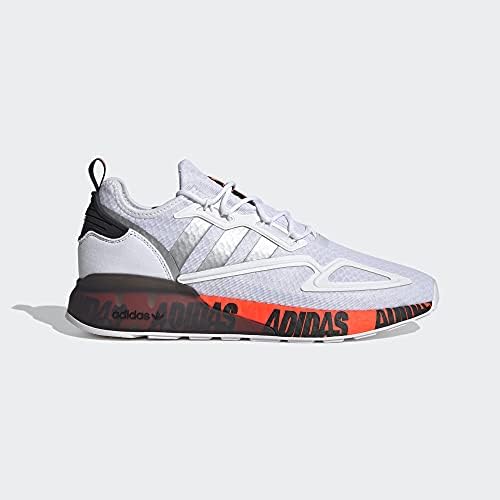 adidas Originals Erkek ZX 2K Boost Ayakkabı, Bulut Beyaz/Gümüş