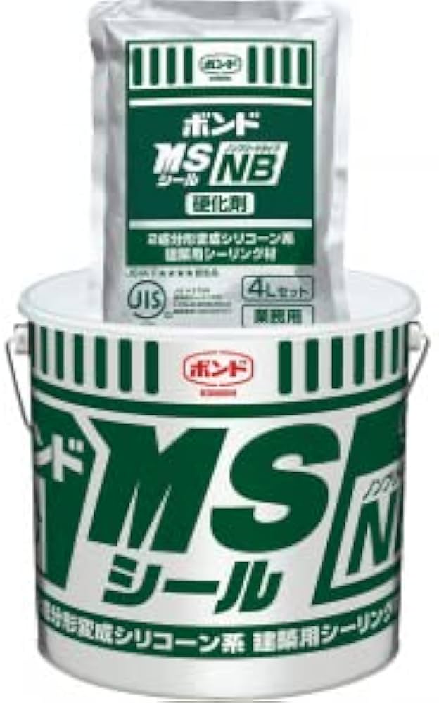 Amazon.co.jp: コニシ ボンドMSシール ノンブリードタイプ 4Lセット2