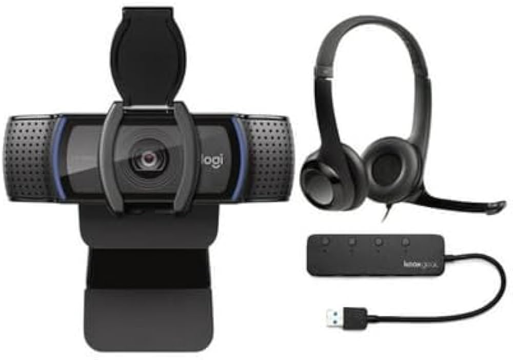 Amazon.co.jp: Logitech C920S Pro HD ウェブカメラ H390 USBヘッド
