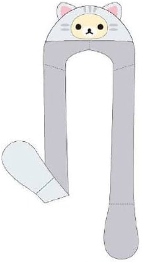 Amazon.co.jp: リラックマ フード付きマフラー コリラックマ