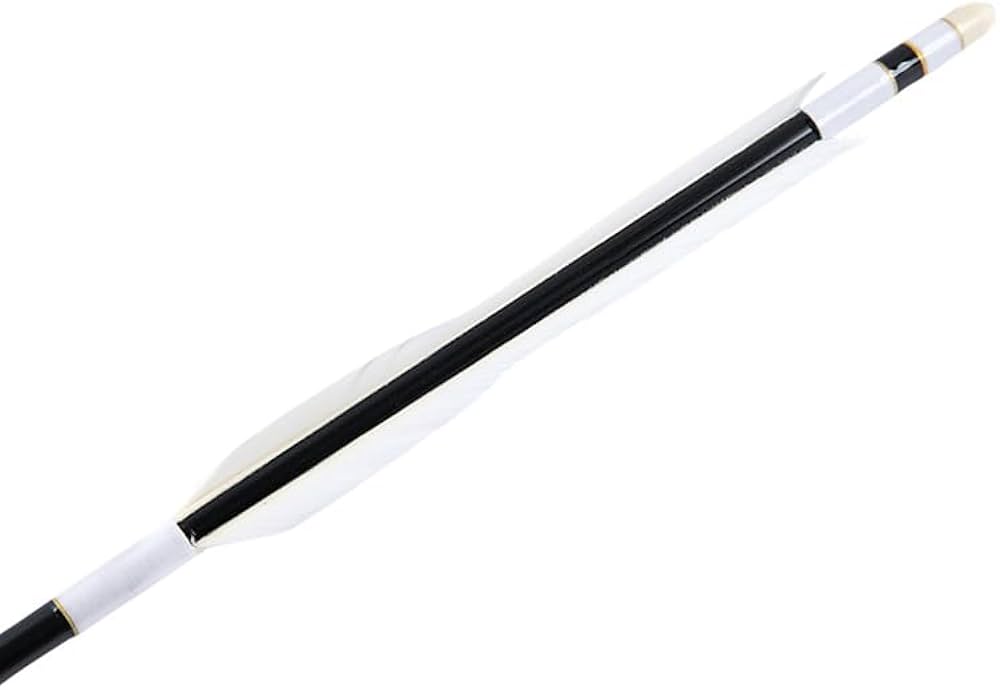 Amazon | 山武弓具店 羽根付 巻藁矢 1913 矢尺 85～105m 羽根あり