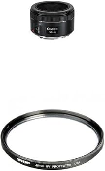 Amazon.com : Canon EF 50mm f/1.8 STM Lens Filter Bundle : Electronics