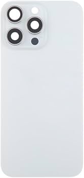 Amazon.com: Glass Back Compatible with iPhone 15 Pro Max White