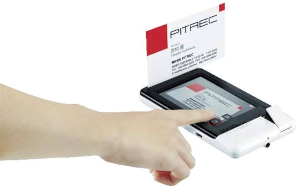 Amazon | キングジム デジタル名刺ホルダー「ピットレック」 ホワイト