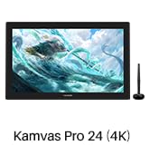 Amazon | HUION 液タブ 液晶タブレット Kamvas Pro 27 (4K) 27型の大
