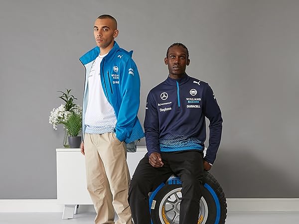 Amazon.com: PUMA Williams Racing 2024 Kids Team Camiseta - Blanco