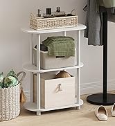 Amazon.com: FURINNO Turn-S-Tube 5-Tier Corner Square Rack Display