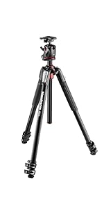 Amazon.com : Manfrotto 055 Aluminum 3-Section Tripod Kit with