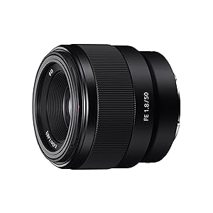 Amazon.com : Sony - FE 50mm F1.8 Standard Lens (SEL50F18F), Black